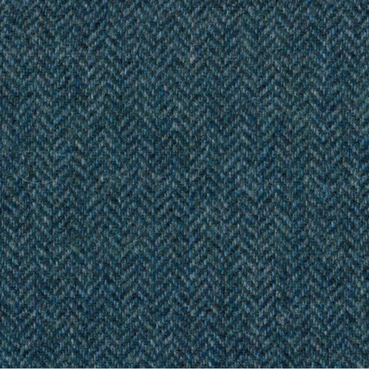 Abraham Moon Fabric 100% Lambswool Denim Herringbone 1891/81